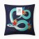 Pillow Ethel "Blue Snake" 40x40 cm, 100% p/e, velor