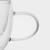 Glass mug with double walls Magistro "Duo. Grace ", 200 ml, 12.5 × 9 × 7.5 cm