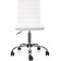 Computer chair MIDL eco -leather/metal, white/chrome 40x44x90 cm