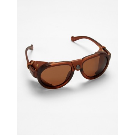 Sunny glasses, UV 400, leather curtains, pipe 14.1 cm, width 12.1 cm, lens 5.2 x 5 cm-4