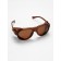Sunny glasses, UV 400, leather curtains, pipe 14.1 cm, width 12.1 cm, lens 5.2 x 5 cm