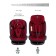 AMAROBABY BRILIANT, ISOFIX fastening, class D, group 0+/1/2/3 (0-36 kg), red red color, red