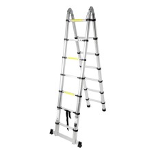 Strenger-ladder telescopic tundra, folding, aluminum, 2.2 x 2.2 m