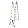 Strenger-ladder telescopic tundra, folding, aluminum, 2.2 x 2.2 m