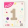 Foil ball 40 ’’ “number 1”, Slim, mystic cream