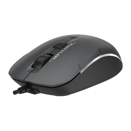 Mouse A4Tech FSTYLER FM26 Gray/Black Optical (2000DPI) USB for a laptop (4but)-1