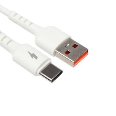 EXPLOYD EX-K-1394, Type-C-USB, 3 A, 2 m, silicone braid, white