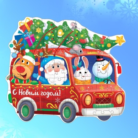 Luminous puzzle "New Year's Journey", 78 details-4