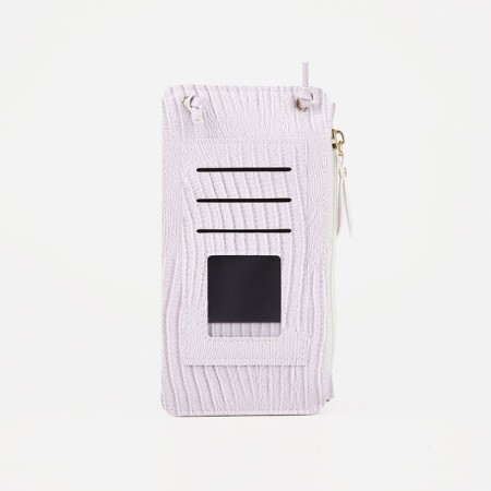Baby bag on magnet, long belt, gray-pink color-1
