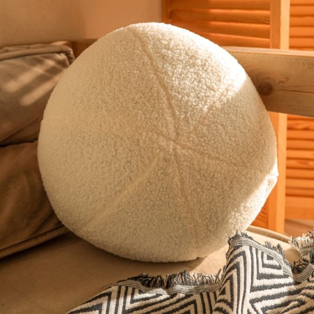 Pillow Decorative Ethel "Shar" d = 30. Tsv. Military-3