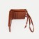 Women's wallet on the button, redhead color
