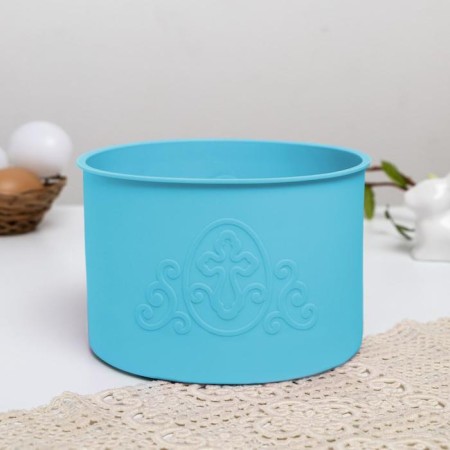 A set of silicone forms for baking "HB" blue, 3 pcs.-3