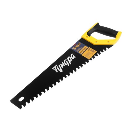 Hacksaw on aerated concrete tundra, carbide attacks, protective coating, 500 mm
