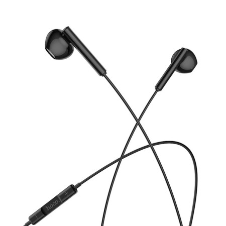 Hoco M65 headphones, wired, inserts, microphone, Type-C, 1.2 m, black-2