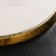 Serving porcelain dish with a magistro poursephona side, d = 25.5 cm, beige color
