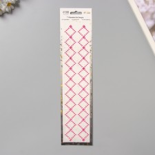 Sticker of rhinestone plastic 