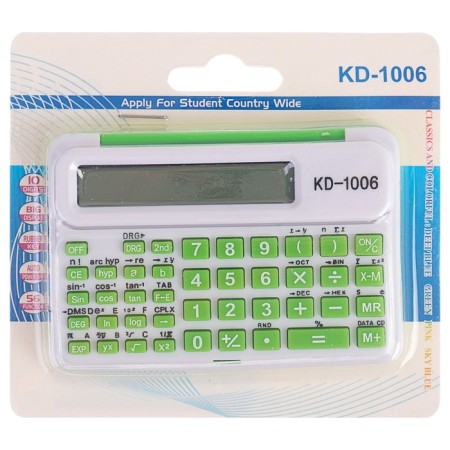 Engineering calculator with a lid, 10 - discharge 1006-6