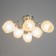 Daphne lamp 6x40W E27 chrome 64x64x23cm