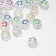 Acrylic bead "Smile", 7 × 4mm, set 10g, color mix