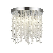 Ceiling EVOLUCE lamp. Sle103302-05. Lucchio. 5x3 W, G9, 30x30x28.2 cm, chromium color
