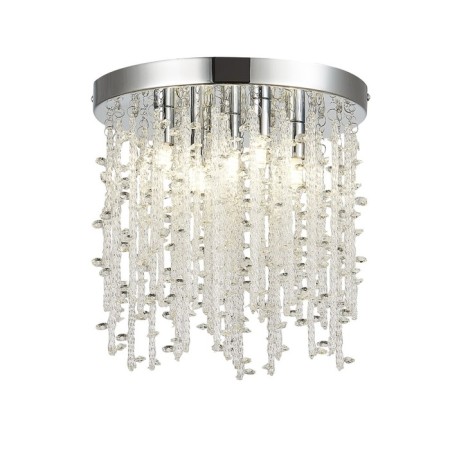 Ceiling EVOLUCE lamp. Sle103302-05. Lucchio. 5x3 W, G9, 30x30x28.2 cm, chromium color