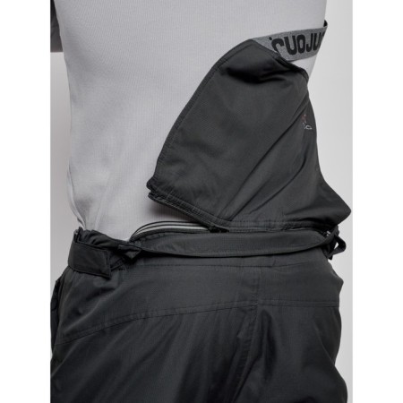 Semi -combinezone ski insulated male winter, size 50, black color-5