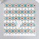Scrapbooking paper bilateral "rhombus" density 180 g 30.5x32 cm