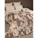 Texrepublic blanket, size 200x220 cm, beige color