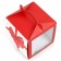 Confectionery box with a window, a chest, “bow”, 20 x 20 x 20 cm