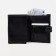 Male purse on 3 in 1 button for auto documents and passports, for cards, for coins, black color