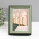 Photo frame Plastic 13x18 cm "Steeliani" light green with gold 4.8x17.5x23 cm