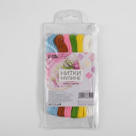 Set of threads Muline No. 16, 8 ± 1 m, 6 pcs-4