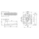 Separate handle Fuaro Crystal Star DM CP-8, Color Chrome
