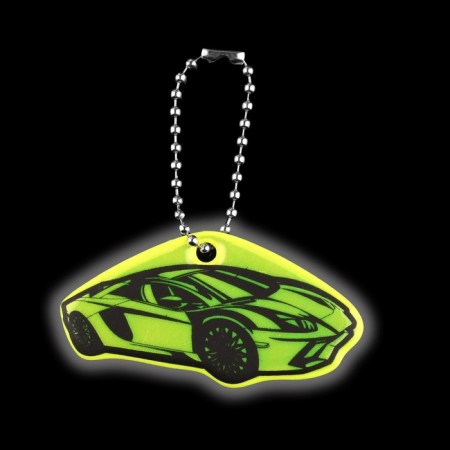 The reflective element "Auto", bilateral, 3.3 × 6.2 cm, color mix-3