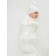 Lightning diaper with a hat with a hat Nature Essence, height 68-74 cm, dairy color