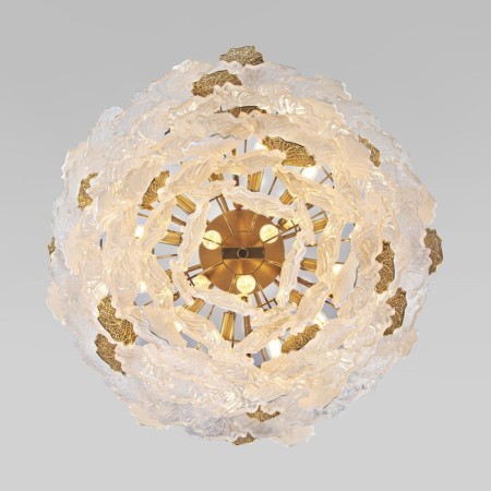 Suspended Bogate’s Leaf 369, E14, 21x40W, 794x794 mm, brass color-4