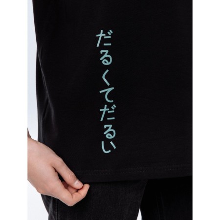 T-shirt unisex, size 52-54, black color-4