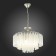 Suspended EVOLUCE lamp. Sle260113-05. Reggio. 5x40 watts, E14, 46x46x40 cm, silver color
