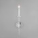 Wall lamp Eurosvet anders 60142/1, E14, 1x60W, 180x100x370 mm, chromium color