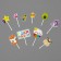 Decoration for the cake "Happy Birthday", party