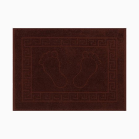 Terry towel for legs 50x70cm, brown 100% cotton, 400 g/m-1
