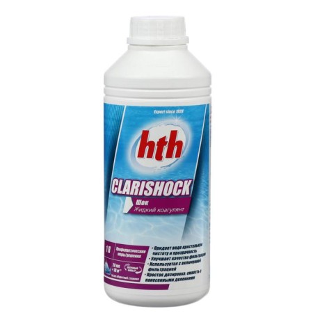Coagulant shock liquid ht clarishock, 1 liter