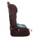 Car Seat Kids Planet Sputnik, group I/II/III, letters, chocolate