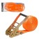 Airline cargo fastening belt, with a ratchet, ring 5 tons, 10 m