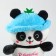 Soft toy "Panda in a panama", 20 cm