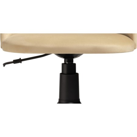 Computer chair Irre Metal/velor, black/beige 56x60x87 cm-5