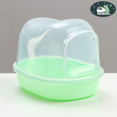 Toilet for rodents Figure "Piggon", 13 x 10 x 10 cm, green