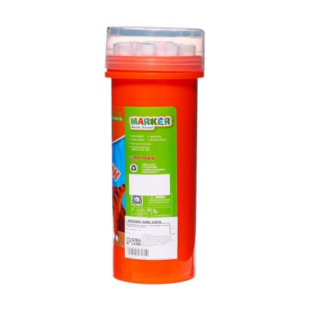 A set of markers 24 colors is bilateral, in plastic tube mix-11