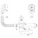 Siphon for the bathtub "Ani Plast" Varangian C6250, adjustable, 1 1/2 "x 40, with release and overflow
