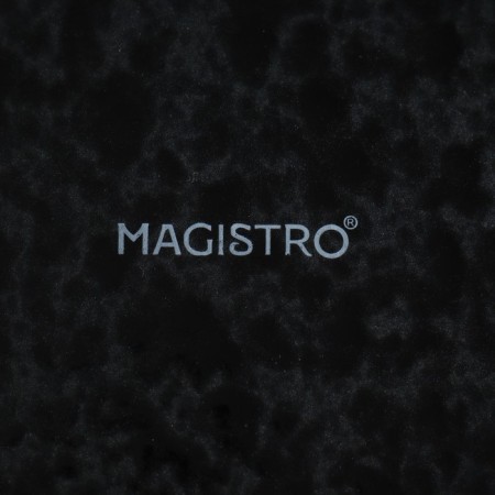 Porcelain salad Magistro "Night Rain", 1.6 l, d = 24.5 cm, black color-4